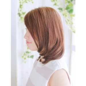 内巻きナチュラルヘアー