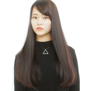 さらツヤストレートロング×インナーピンク - MODE K’s amyu 厚木店【モードケイズアミューアツギテン】掲載中