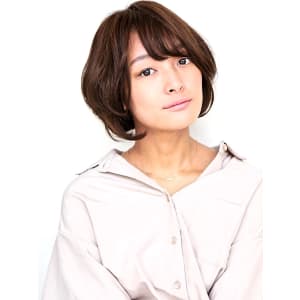 丸みボブショート