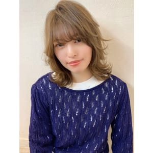 【重山】外ハネ小顔カジュアルセミディ♪