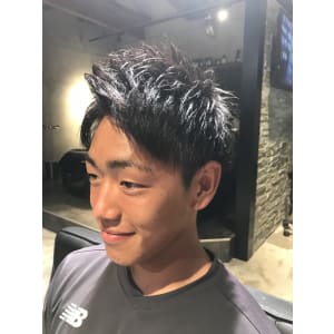 ハーフバング - Men's Hair SPICE 駅前店【メンズ ヘア スパイス エキマエテン】掲載中