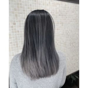 ★バレイヤージュ×プラチナシルバー★