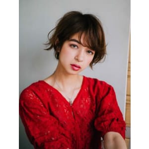 ハイライト　ショートボブ