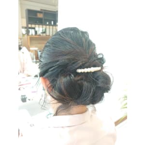 ロングヘアセット