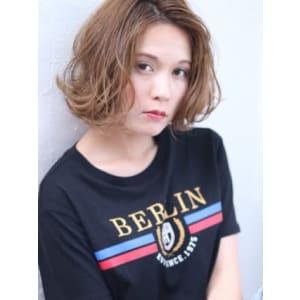 ナチュラルウェーブボブ - HAIR & MAKE EARTH 北九州八幡西店【ヘアメイクアース キタキュウシュウヤハタニシテン】掲載中