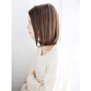 大人かきあげバングのワンカールスタイル