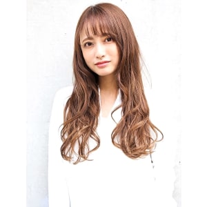 ロングヘアゆる巻き