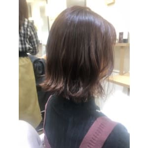 大人気のカシスカラー