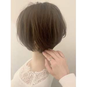 20代30代40代大人可愛い小顔丸みショート無造作カール横浜