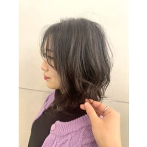 20代30代40代  大人かわいい切りっぱなしボブ　
