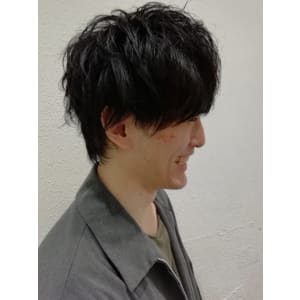 フェザーマッシュ×ツーブロック