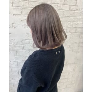 スノーグレーシルバーグレージュハイトーンカラーボブ4065