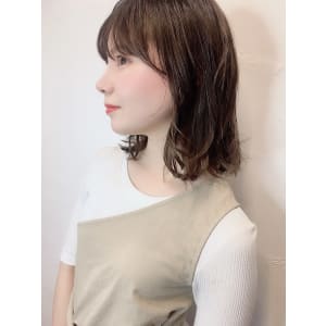 大人ナチュラルシースルー外ハネボブミディ76
