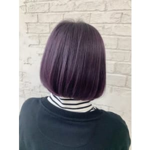 ラベンダーボブパープルヴァイオレットブルー10代2086