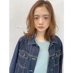 外ハネミディ【T86】