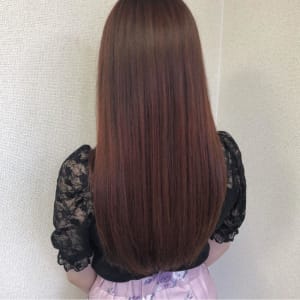 赤髪ストレート