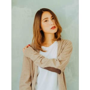 グラデーション×ゆるストレート