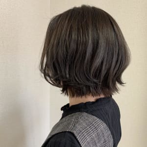 ミニボブ　グレージュ