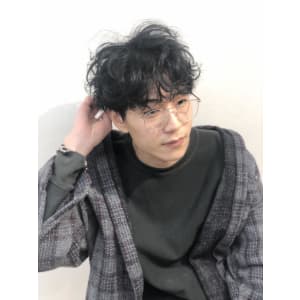 Lia&清水大誠　韓国風クルクルパーマ
