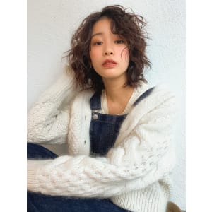 ミディアムウェーブスタイル