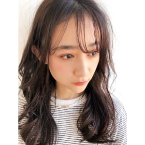 デジタルパーマ セミロング 