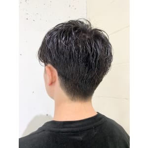 パーマ×マッシュ