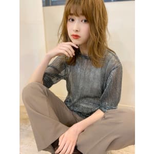 【アフロート添田】大人可愛いくびれセミディ ことりベージュ