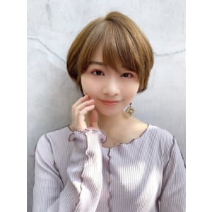 乾かすだけで決まる！！丸みショート
