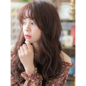 フェザーバング♪外国人風ロングレイヤー　伸ばしかけ