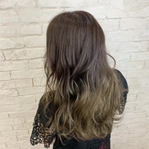 グレージュグラデーションイルミナカラー池袋東口