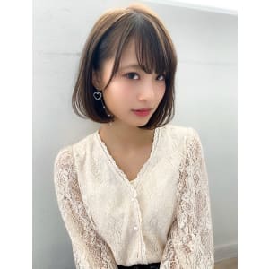 内巻きワンカールボブ