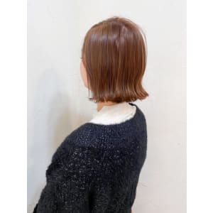【reir下北沢】*外ハネボブ+オレンジベージュ*