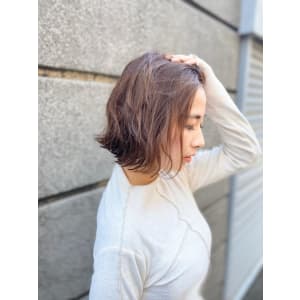 【reir下北沢】*外ハネボブ+ミルキーベージュ*