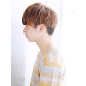 ナチュラルカールのメンズショート