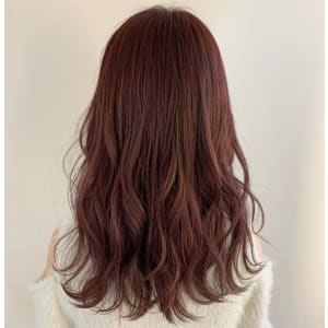 【Euphoria】Berry pink×モテ髪ロング