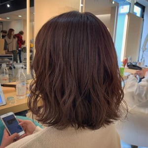 【Euphoria】くせ毛風カール×エアリー大人ボブ
