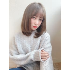 ナチュラル内巻きレイヤー