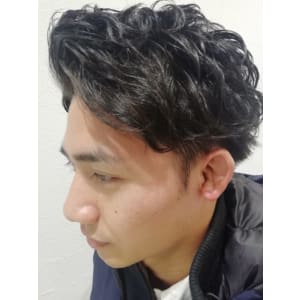 ビジネス×パーマ【Ash元住吉店ヘアスタイル】