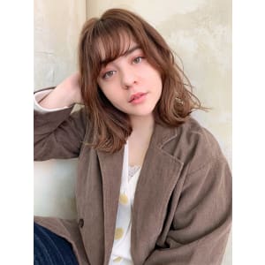ゆるふわパーマの外ハネボブ