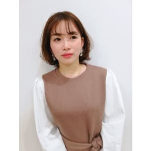 大人フェミニンボブ