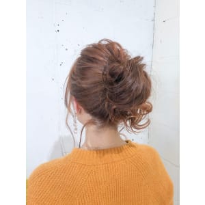 ゆるっとお団子ヘア