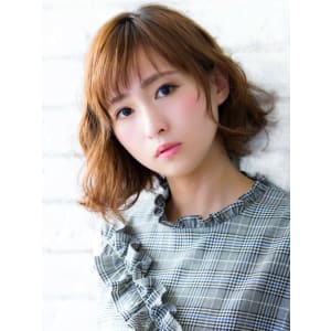 くびれセミディ×ココアアッシュ