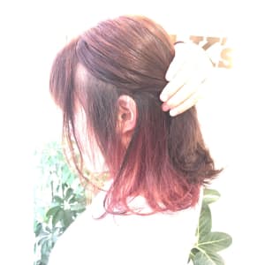 隠れ可愛いピンクインナーグラデーション - Vista by MODE K's【ヴィスタバイモードケイズ】掲載中