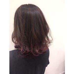 ナチュラル大人ピンクブラウン