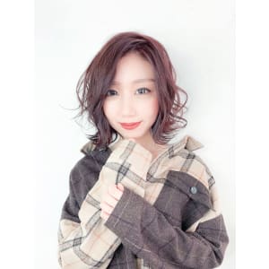 [MAXBEAUTY]イルミナカラーナチュラウェーブロブヘア