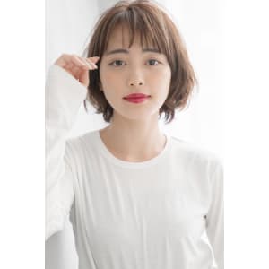 【Luana　難波】大人ニュアンスショートボブ 