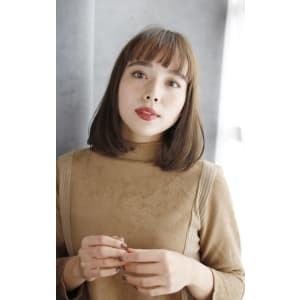20代30代40代　ムードを呼ぶショートバング【京都駅】