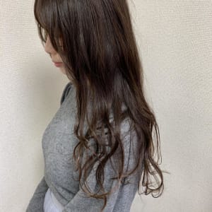 ミルクティーベージュなロング