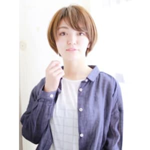 大人可愛いスッキリマッシュボブ