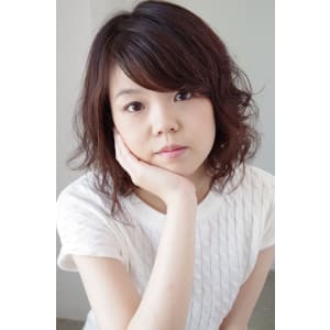 弾むような女子力アップパーマ
